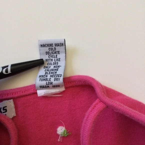 Vintage Girl’s Pink Embroidered Tank Top XL - Picture 2 of 7